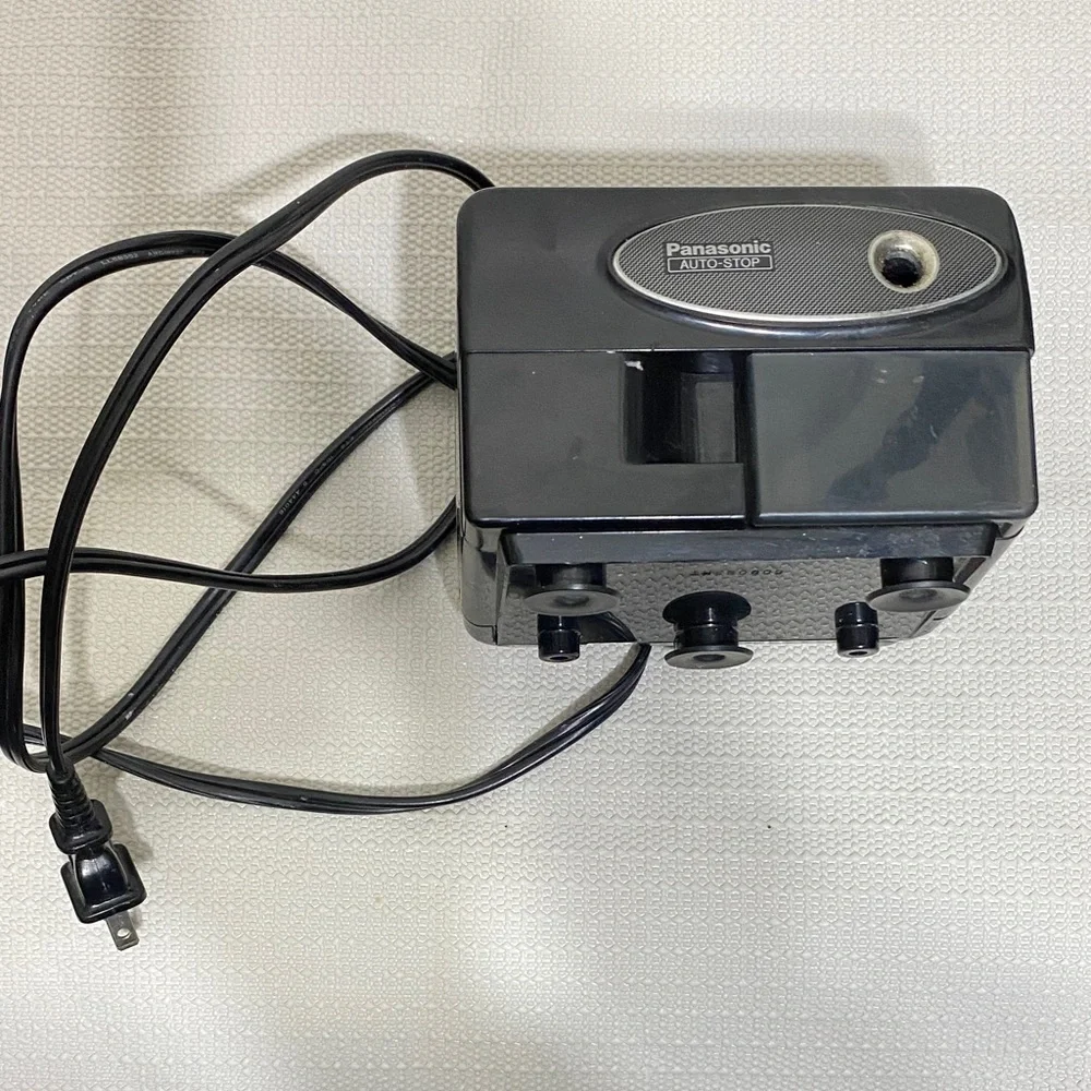 Panasonic Black and Gray Pencil Sharpener